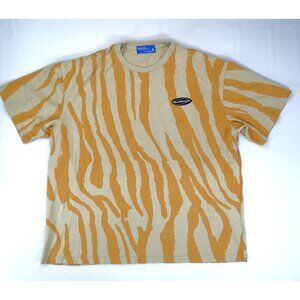 DualMatch Japanese Streetwear Anime‎ T shirt Size 4 Cat Tiger Stripe Camo